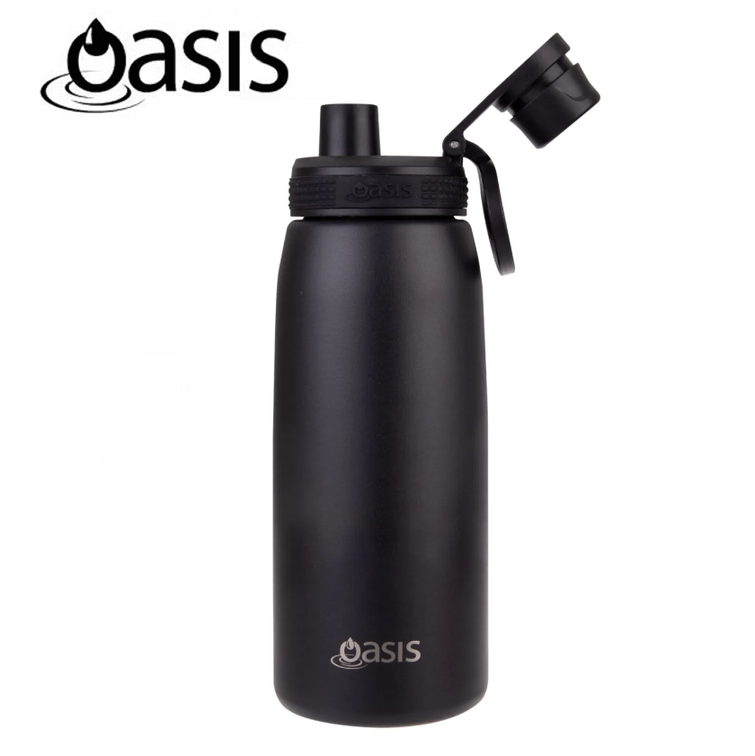 Stainless Steel Insulated Sports Water Bottle with Screw Cap 780ML - in logo