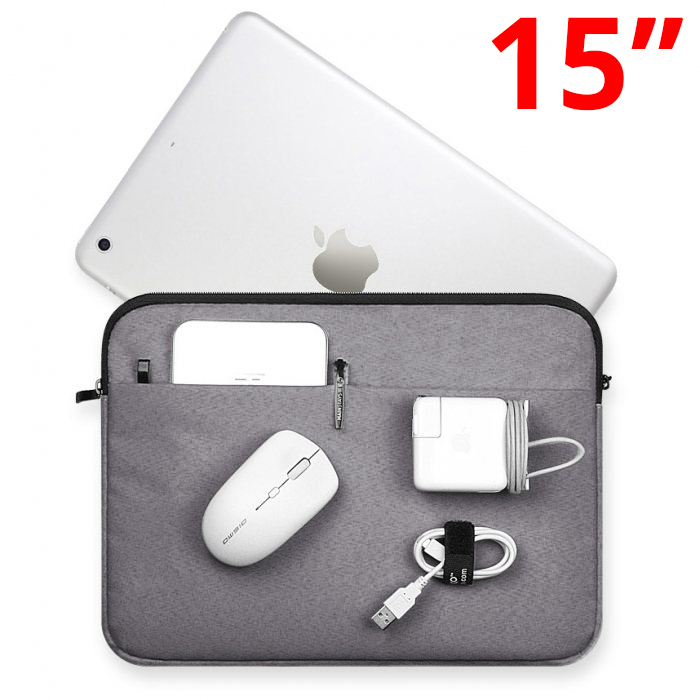 15 Inch Laptop Sleeve (Inner Padded) - custom logo - Image 1