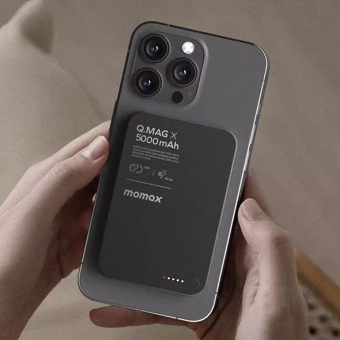 Sạc dự phòng không dây từ tính 5000mAh 15W - Gen 2 - in logo thumbnail 4