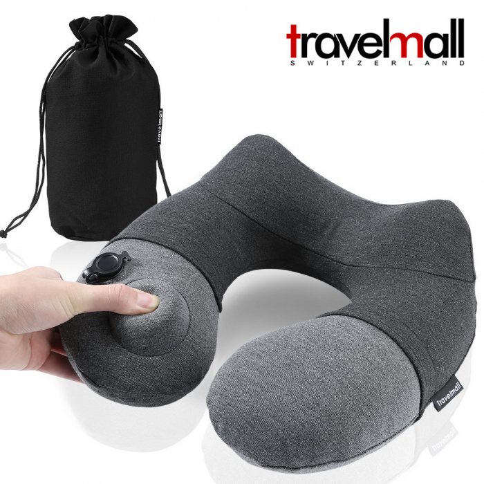 3D Inflatable Neck Pillow - custom logo
