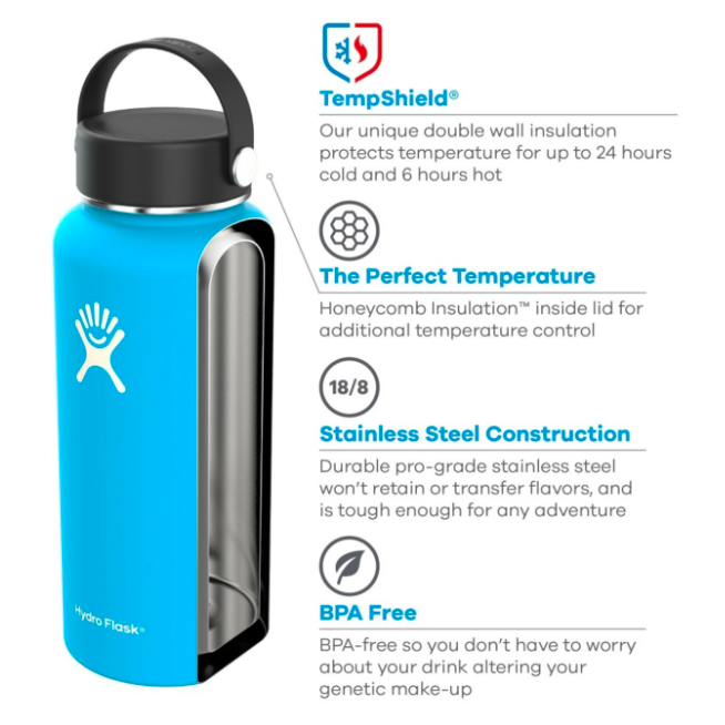 Miệng rộng 950ml (32oz) - in logo thumbnail 4