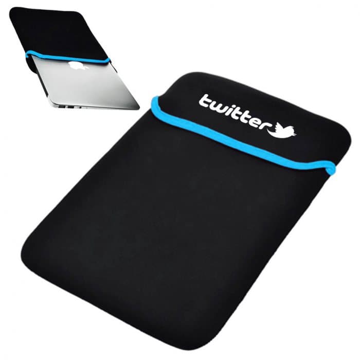 13 inch Neoprene Laptop Sleeve - custom logo thumbnail 2