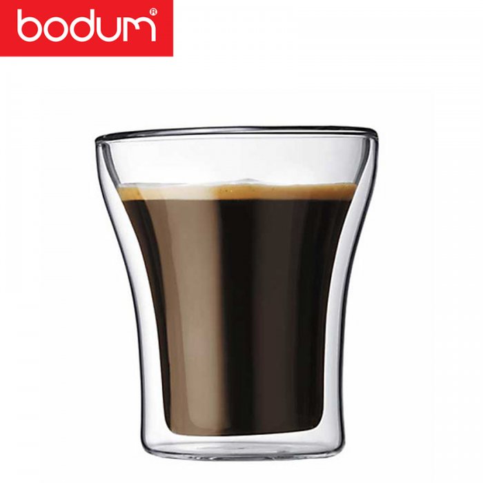 ASSAM Double Wall Glass 0.2L, Set of 2 - in logo