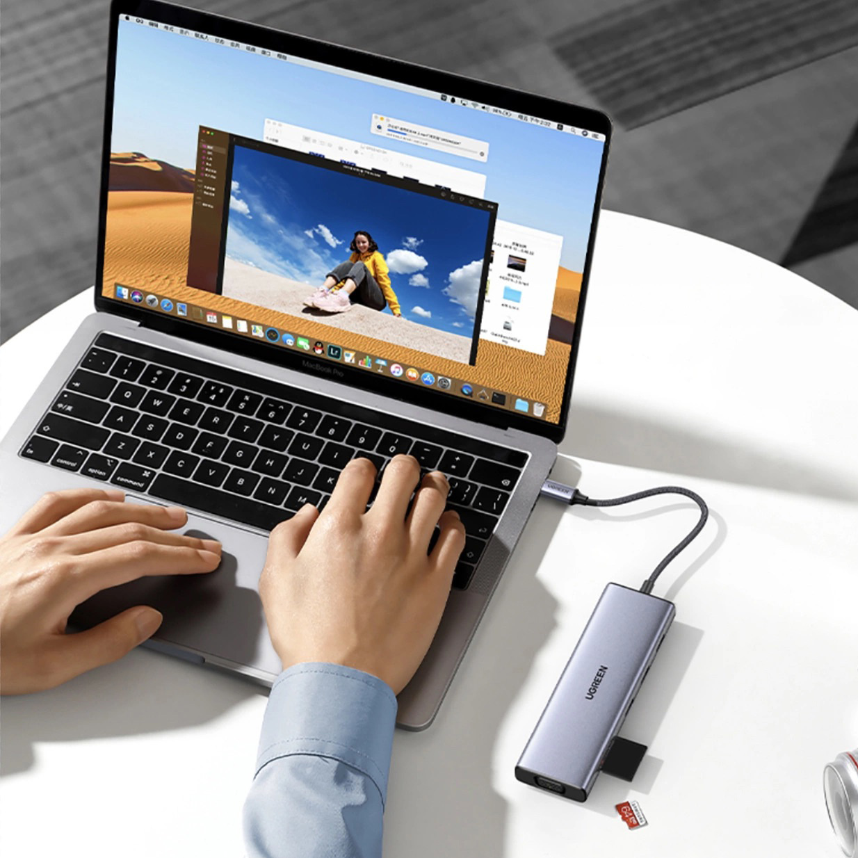 Hub USB C 9 trong 1 - in logo thumbnail 4