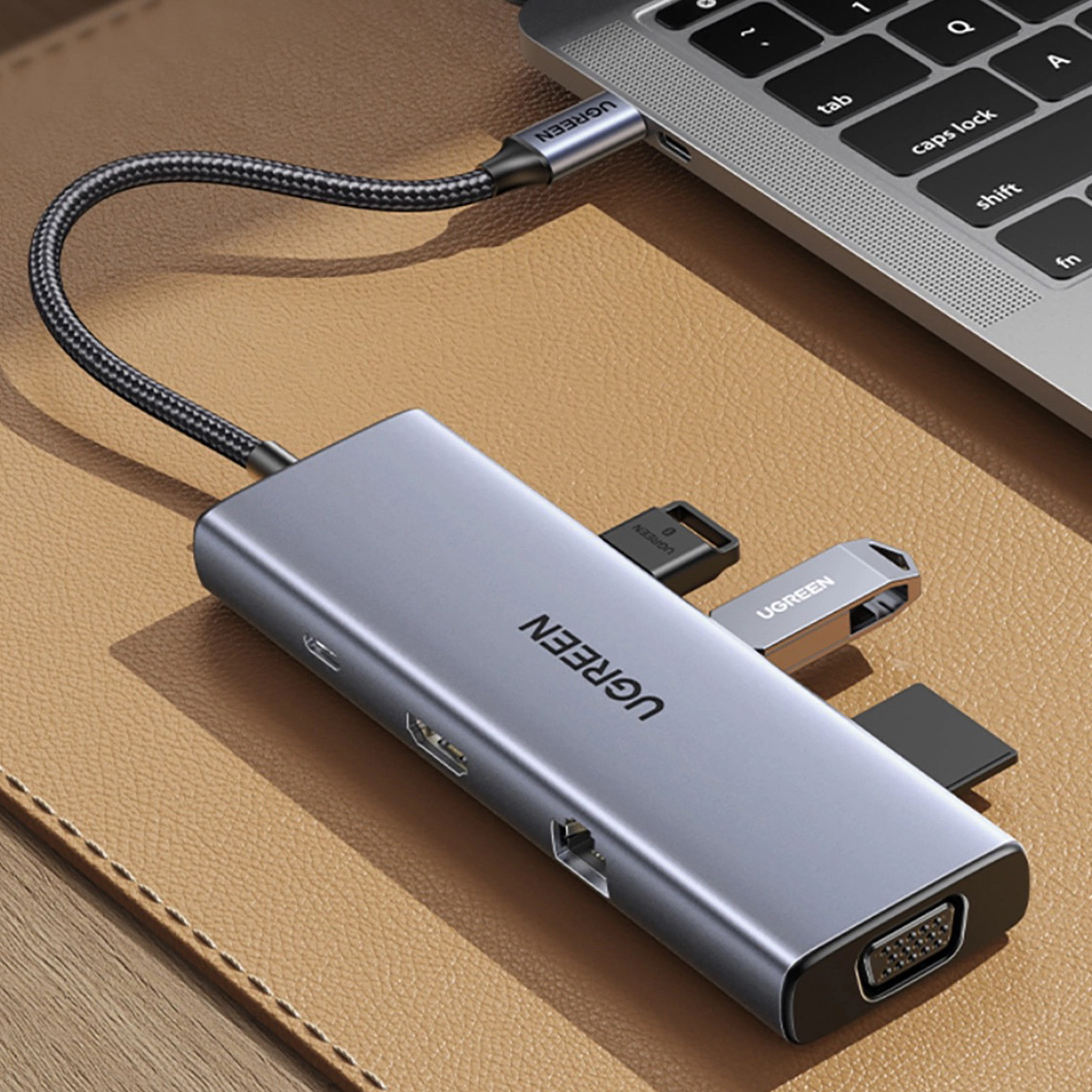 Hub USB C 9 trong 1 - in logo thumbnail 3