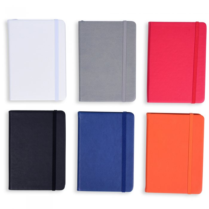 A6 Premio Matt Leather Notebook - custom logo thumbnail 4