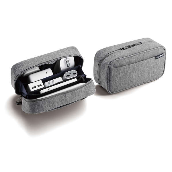 Túi tổ chức nhiều dây kéo đôi - in logo thumbnail 3