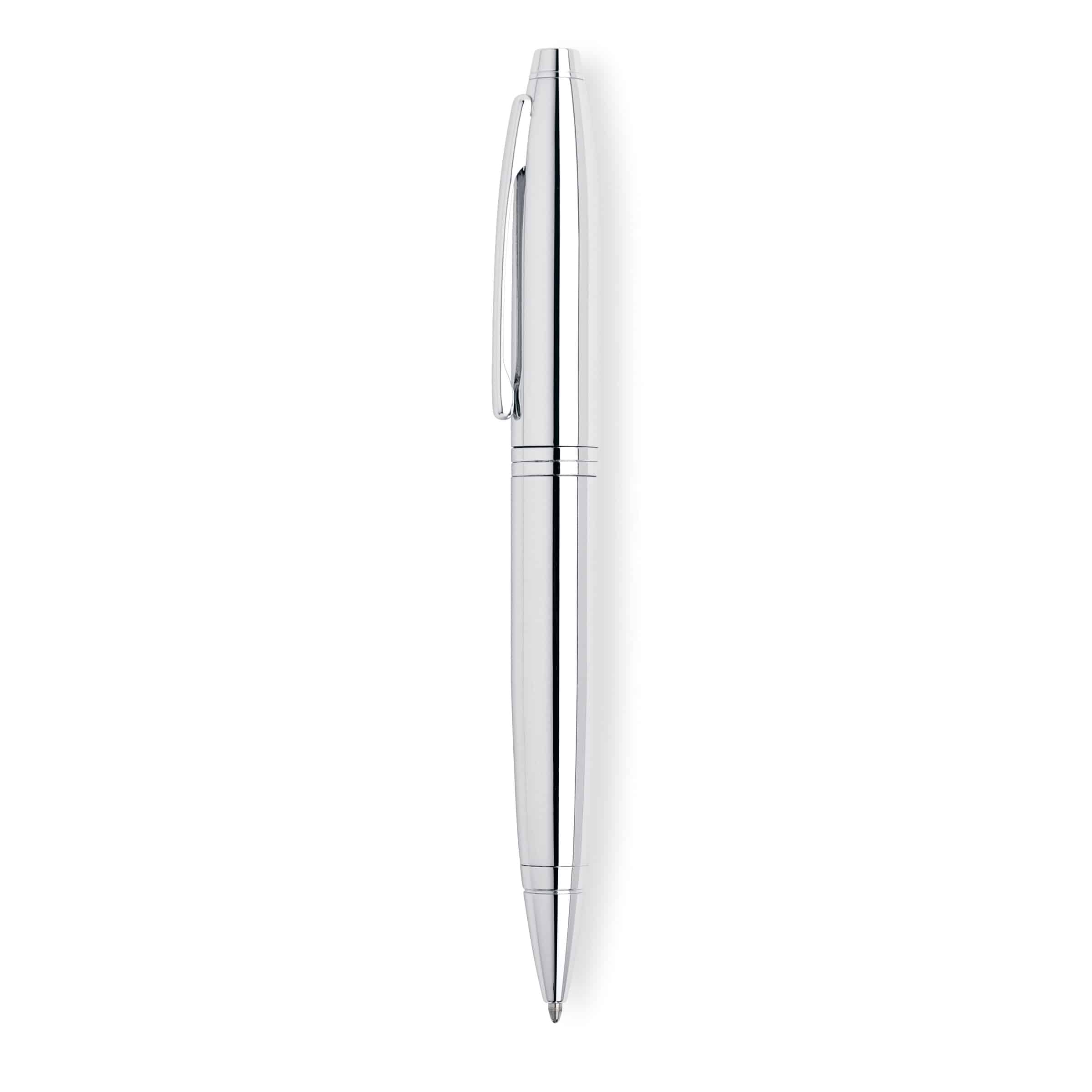 Calais Collection - Lustrous Chrome Lacquer Ballpoint - custom logo thumbnail 2