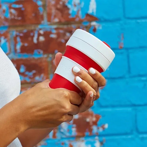 350ml Stojo Pocket Collapsible Mug - custom logo thumbnail 5