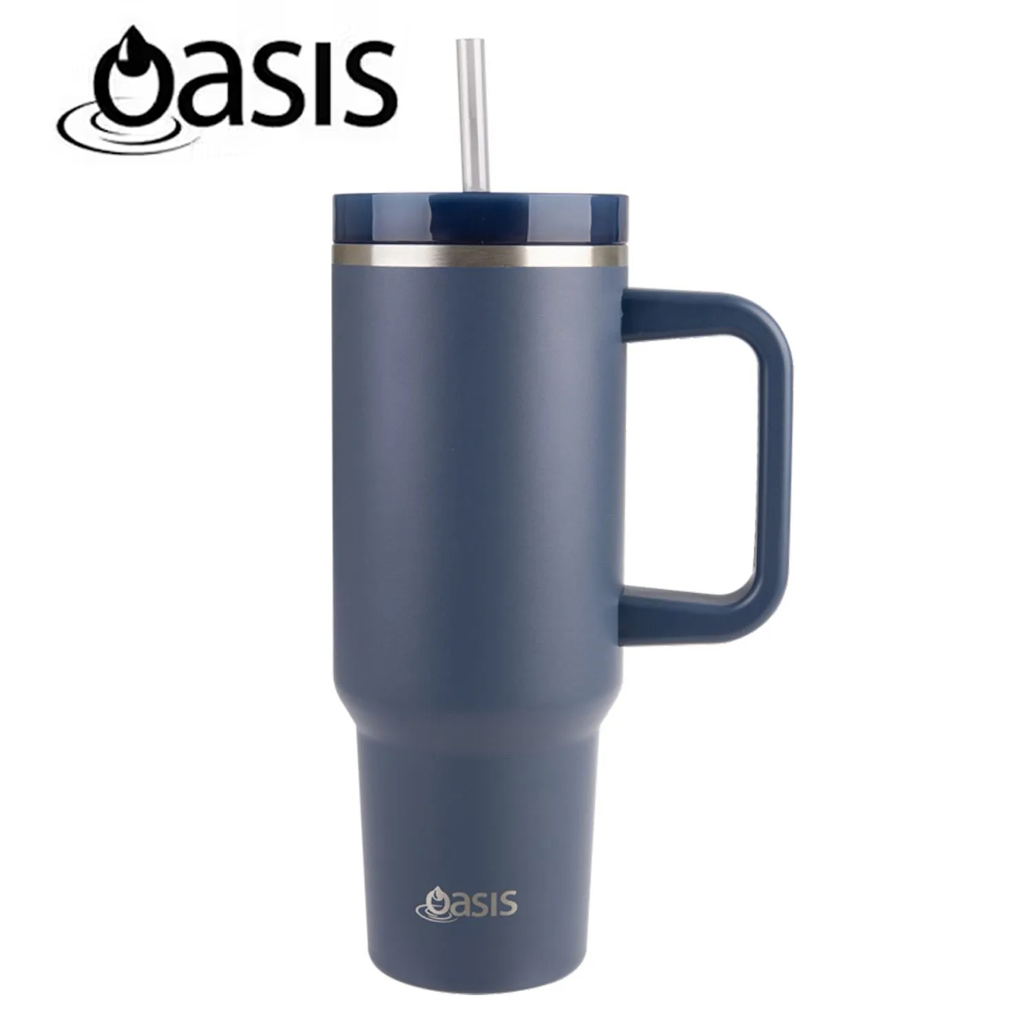 1.2L Stainless Steel Insulated Commuter Travel Tumbler - in logo