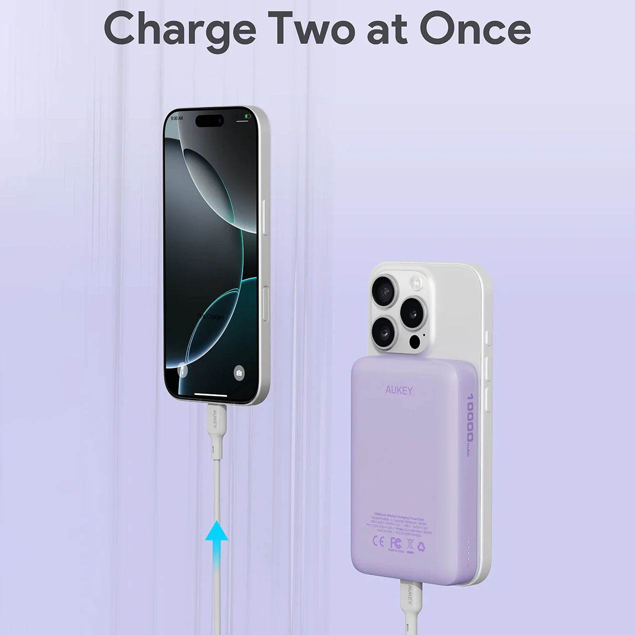 Pin dự phòng siêu mỏng Magsafe 10.000mAh - in logo thumbnail 3