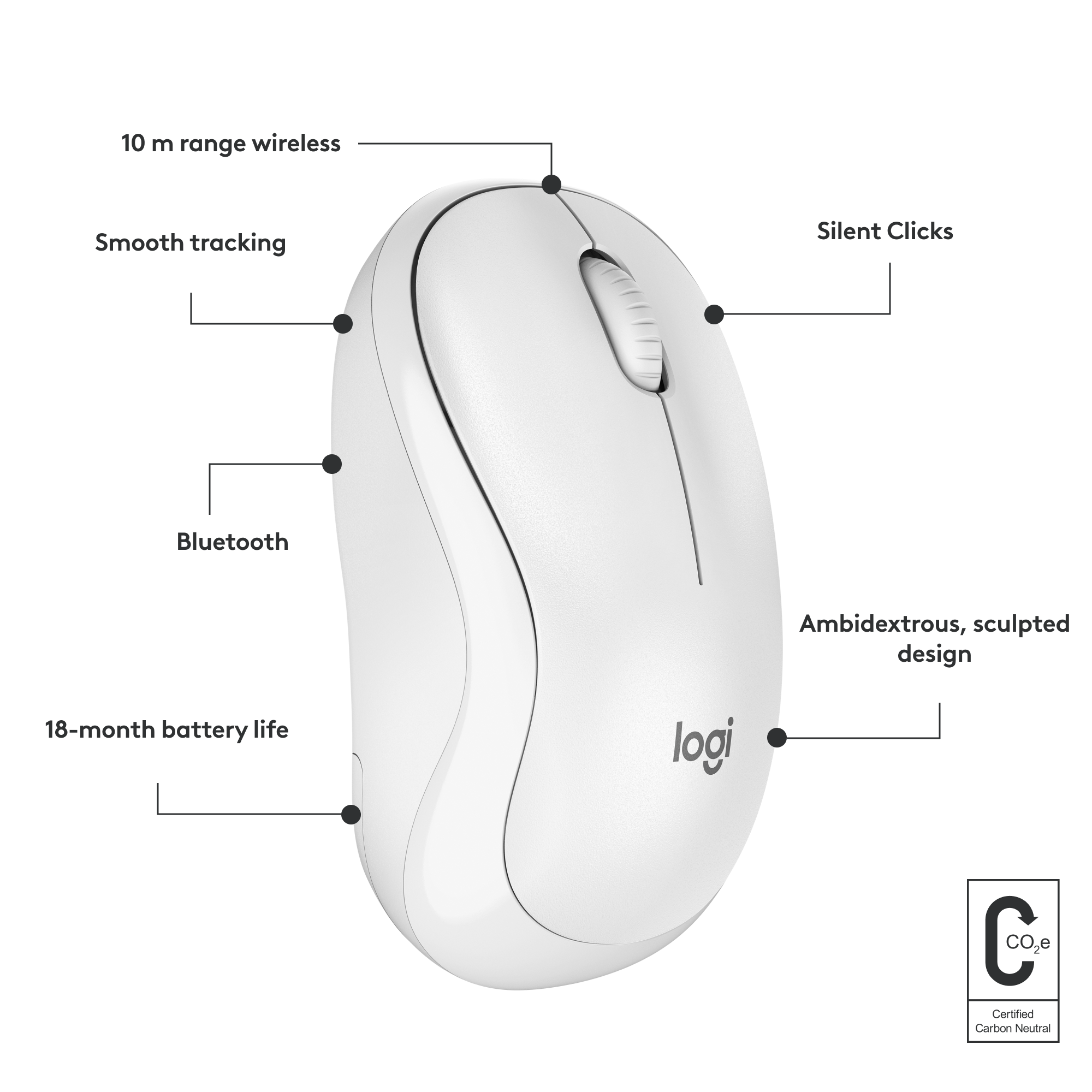 Chuột Bluetooth im lặng M240 - in logo thumbnail 2