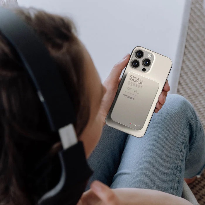 Sạc dự phòng không dây từ tính 10.000mAh 15W - in logo thumbnail 4