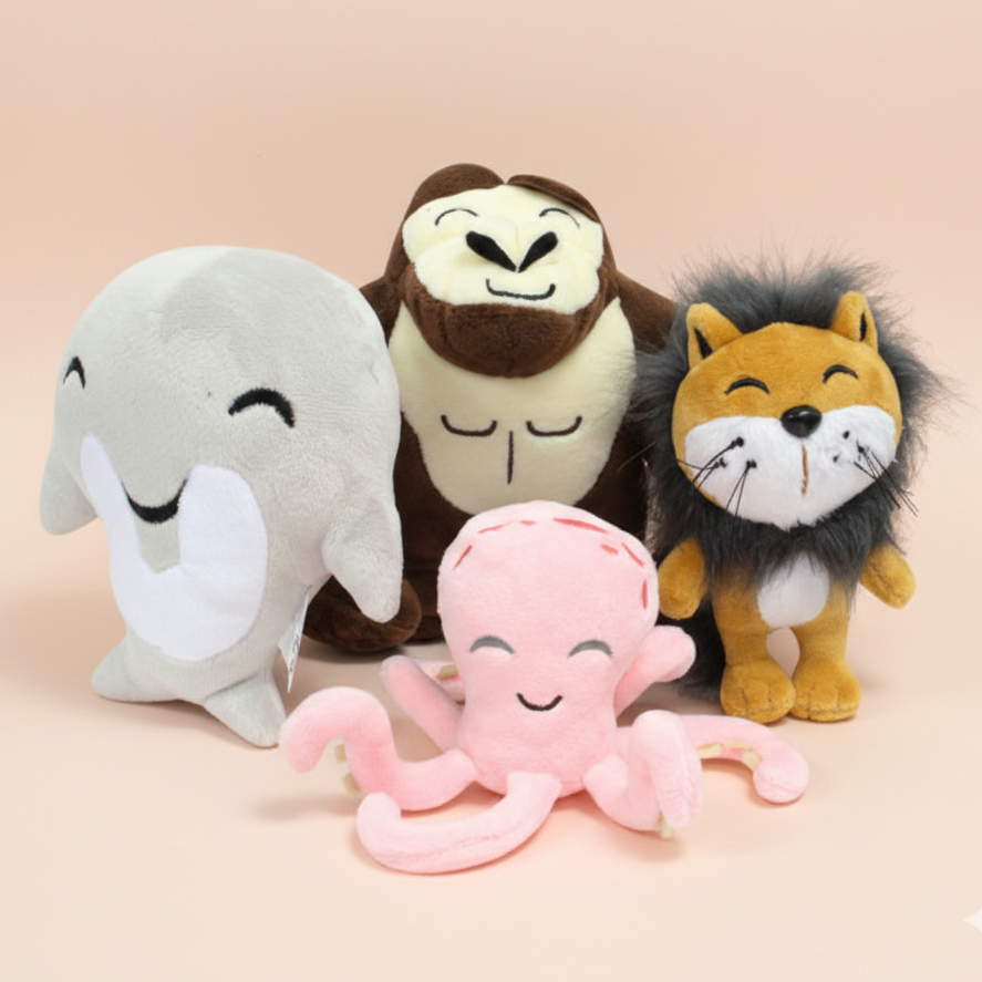 Đồ chơi nhồi bông Plushie tùy chỉnh - in logo thumbnail 5