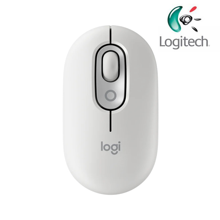 Wireless Bluetooth Pop Mouse - in logo
