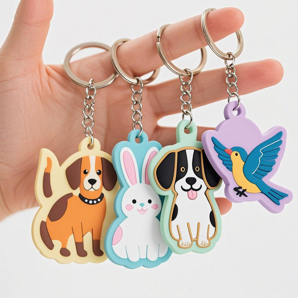 Móc khóa PVC mềm tùy chỉnh - in logo thumbnail 5