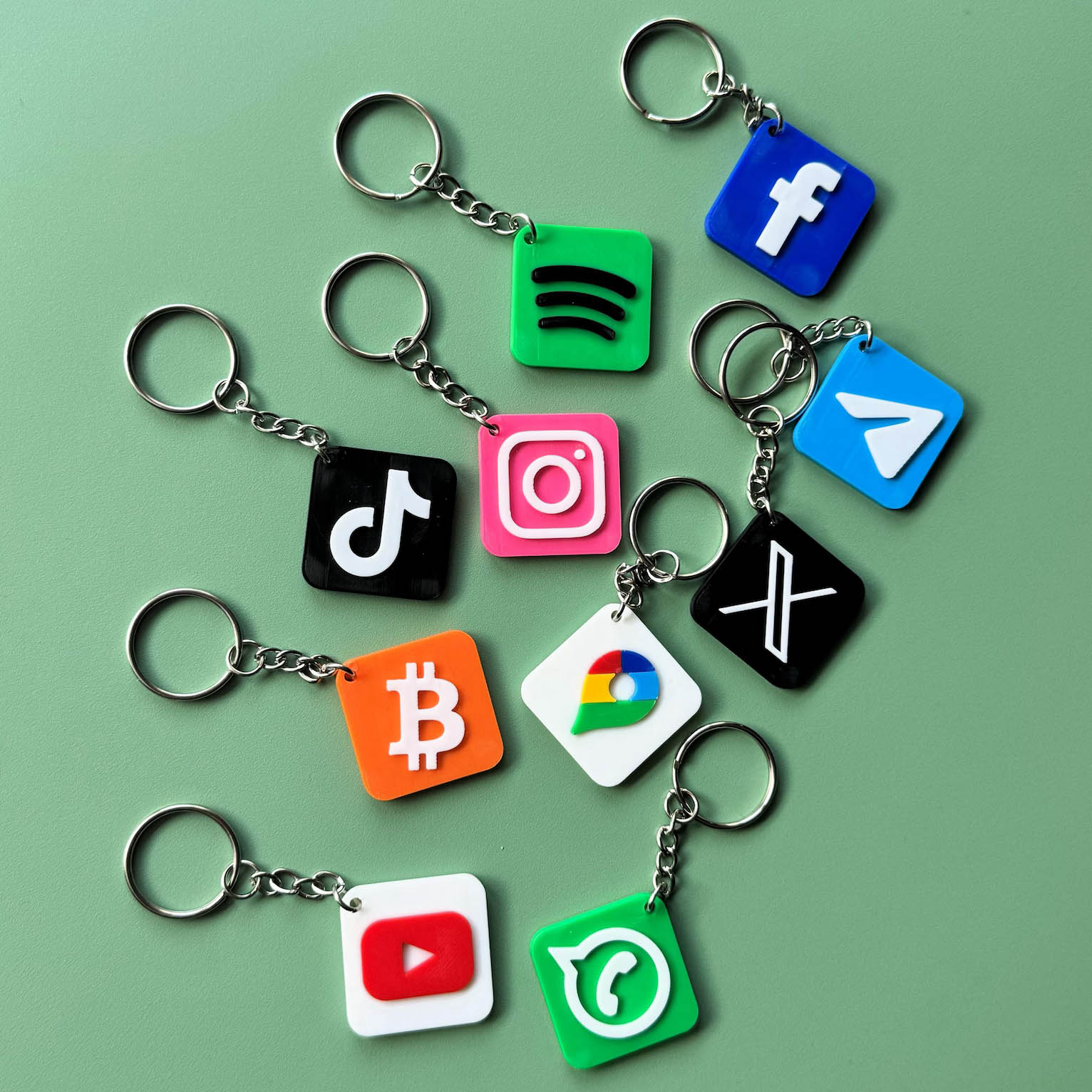 Móc khóa PVC mềm tùy chỉnh - in logo thumbnail 3