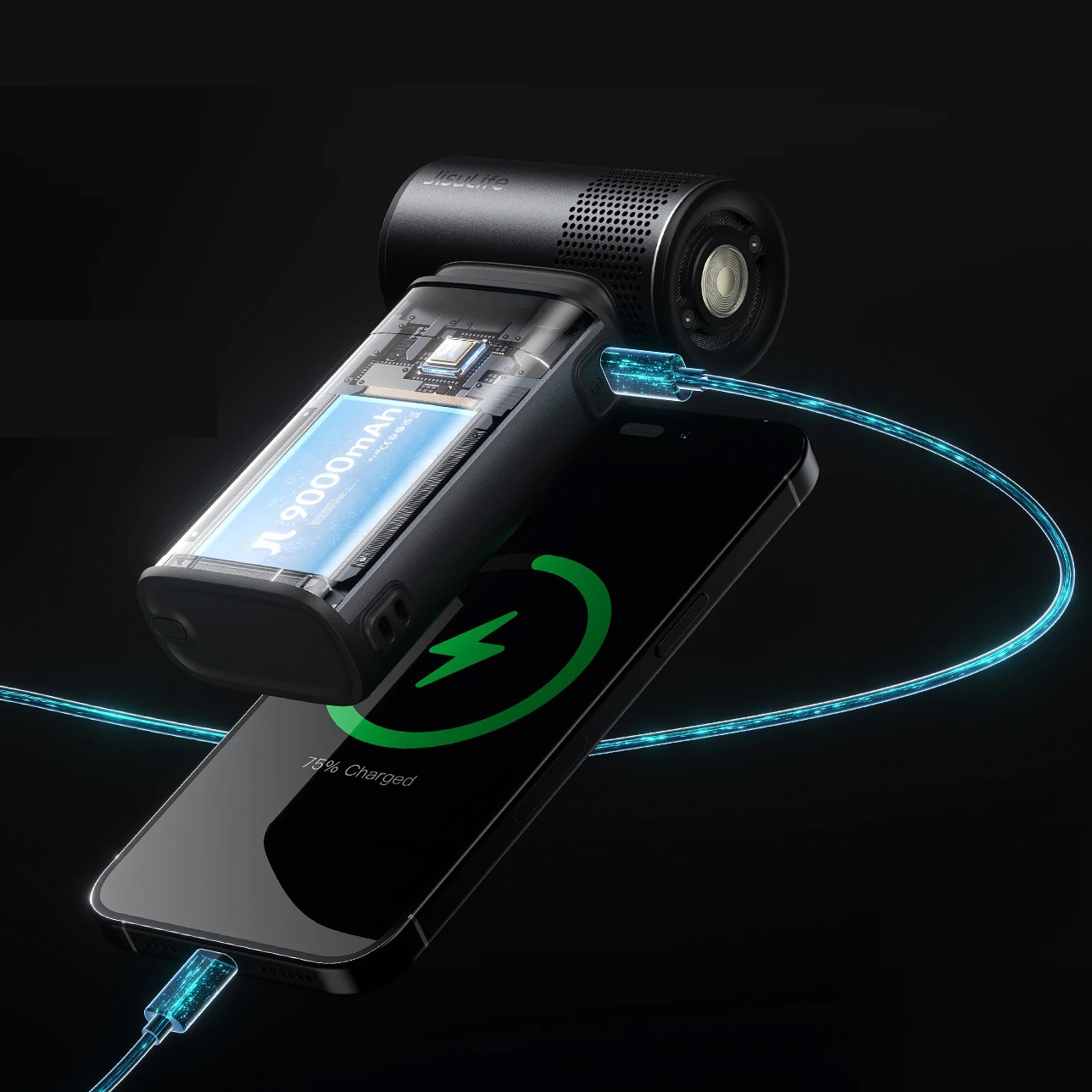 Quạt cầm tay 9000mAh Ultra2 - in logo thumbnail 3