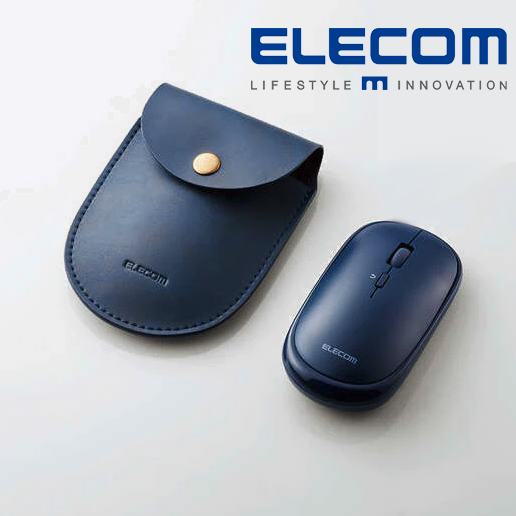 Bluetooth 2.4GHz Mouse ( With Leather Pouch ) - in logo