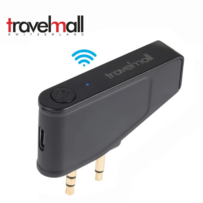 Bộ chuyển đổi Bluetooth giắc cắm tai nghe chuyên nghiệp 2 trong 1 - in logo