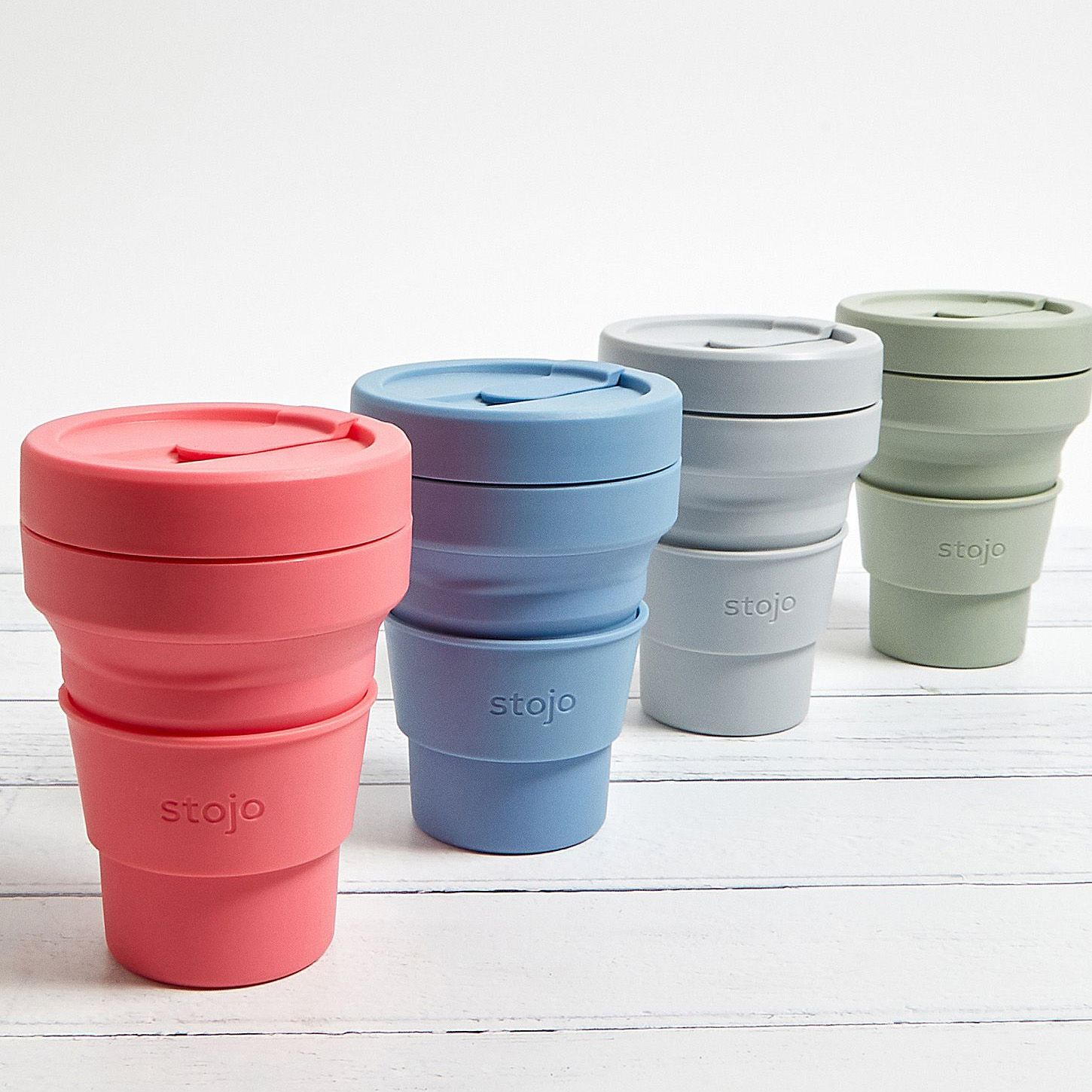 350ml Stojo Pocket Collapsible Mug - custom logo thumbnail 2