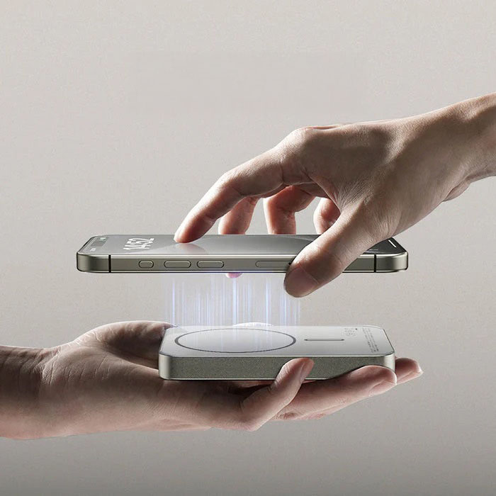Sạc dự phòng không dây từ tính 10.000mAh 15W - in logo thumbnail 2