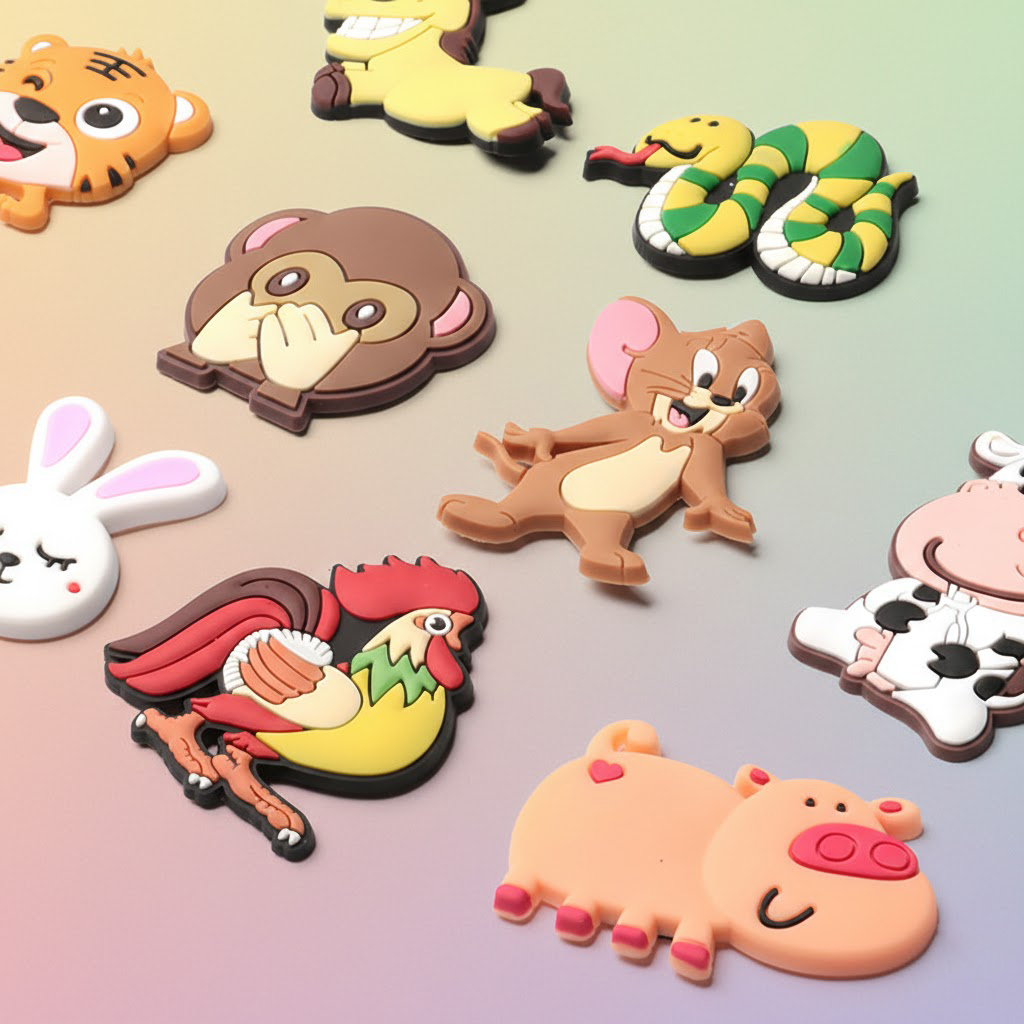 Soft PVC Custom Magnet - in logo