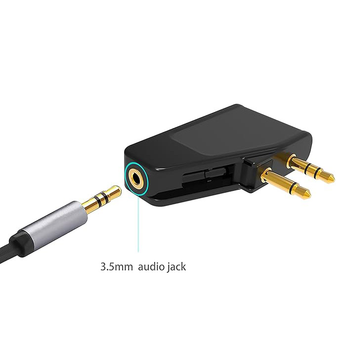 Bộ chuyển đổi Bluetooth giắc cắm tai nghe chuyên nghiệp 2 trong 1 - in logo thumbnail 3