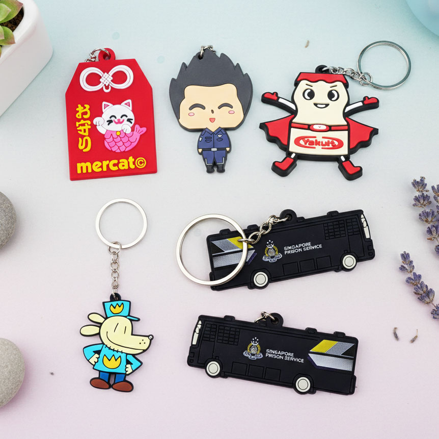 Móc khóa PVC mềm tùy chỉnh - in logo thumbnail 8