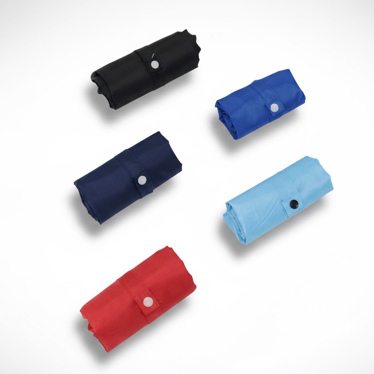 Túi Tote Polyester Gấp Gọn (Có Nút Gài) - in logo thumbnail 3