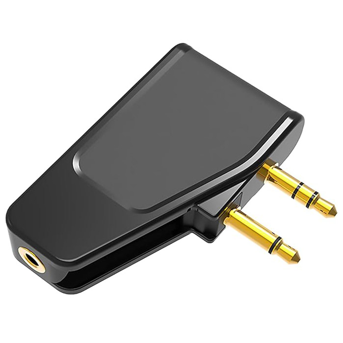 Bộ chuyển đổi Bluetooth giắc cắm tai nghe chuyên nghiệp 2 trong 1 - in logo thumbnail 2
