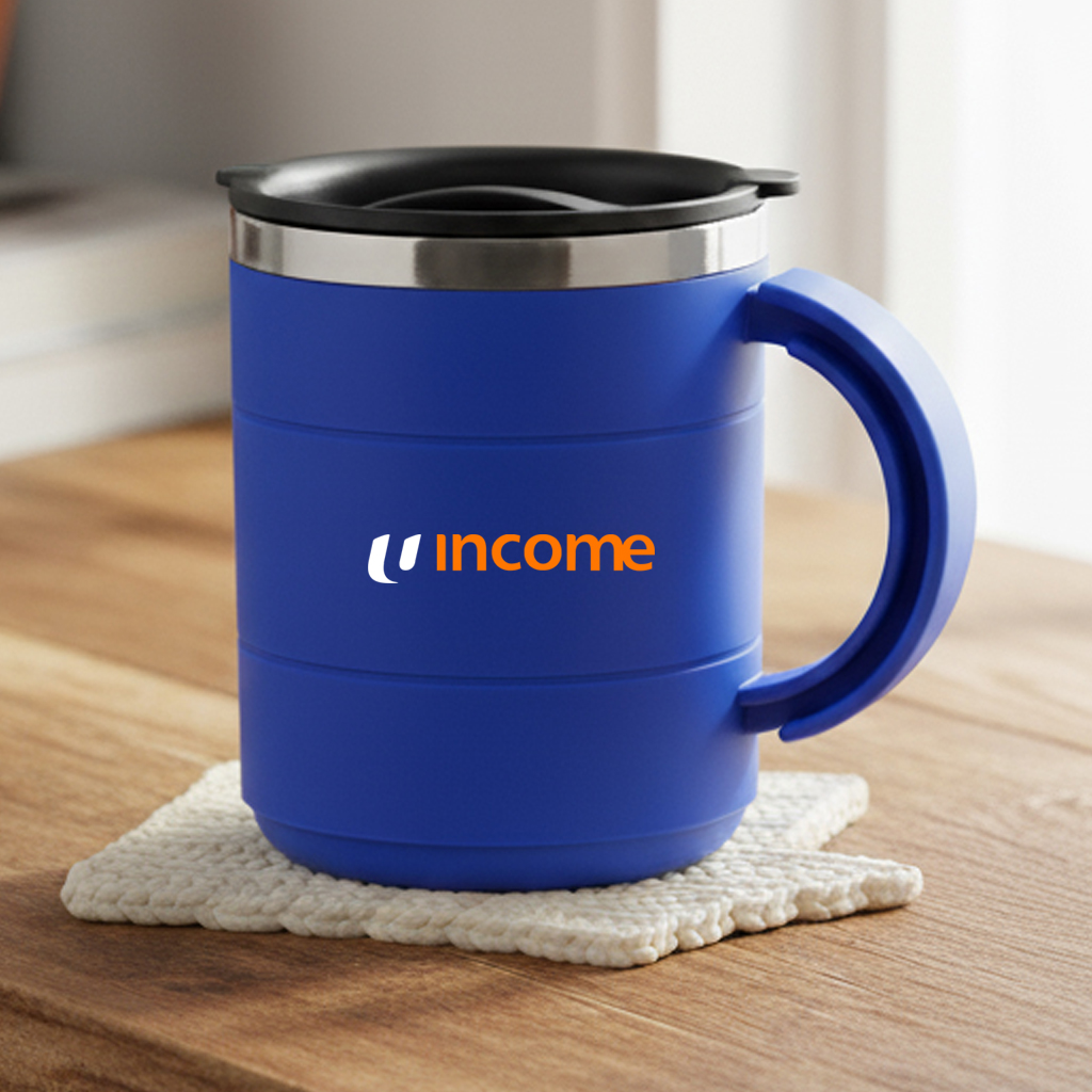 Cốc Giữ Nhiệt Inox Weston Parallex 450ml Có Nắp - in logo - Image 1