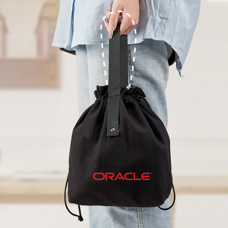 Túi Đựng Cơm Trưa Giữ Nhiệt Canvas - in logo - Image 1