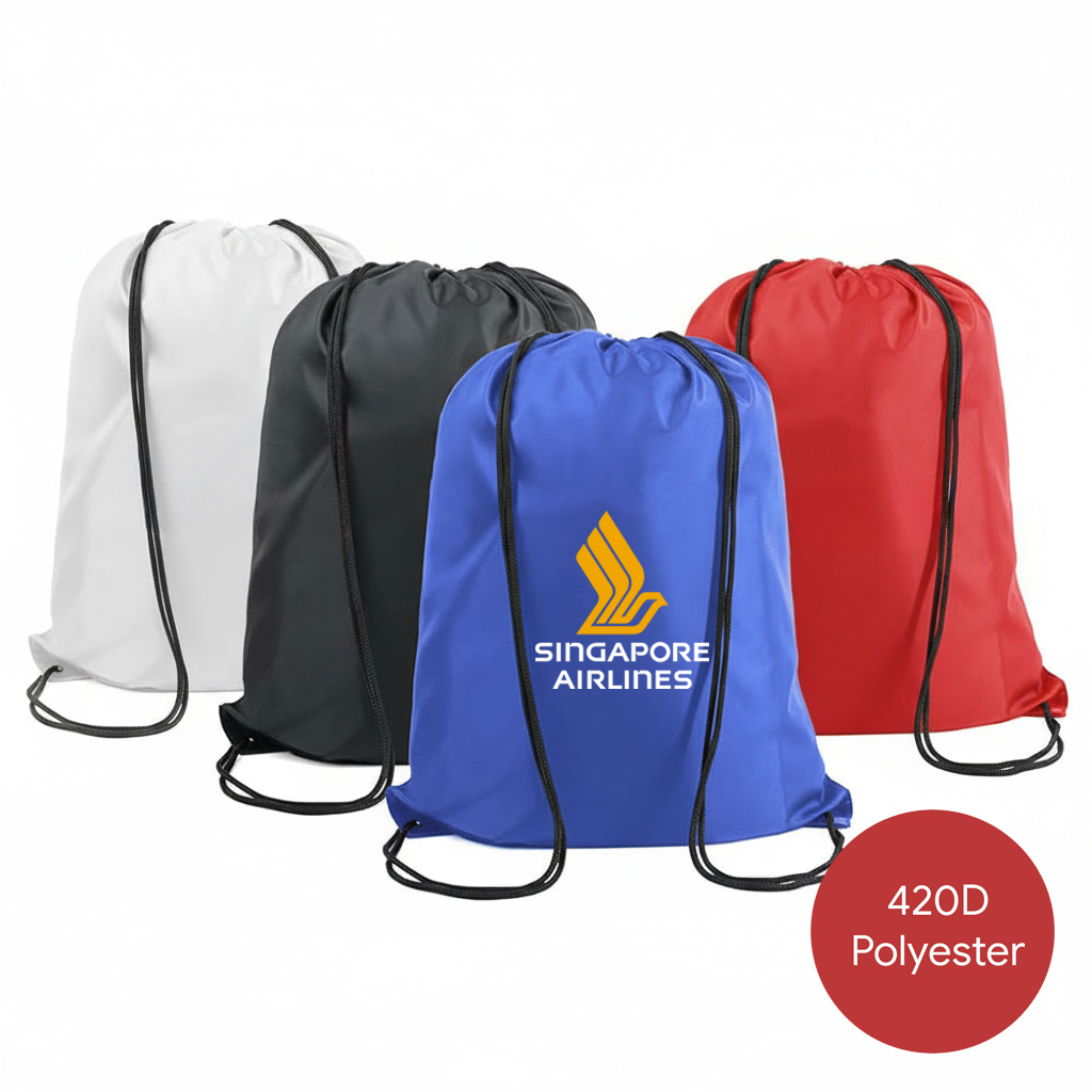 Supreme Drawstring Bag (420D) - custom logo - Image 1