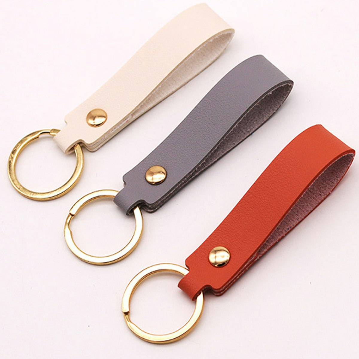 Luxe Fob Keychain (PU Leather) - custom logo