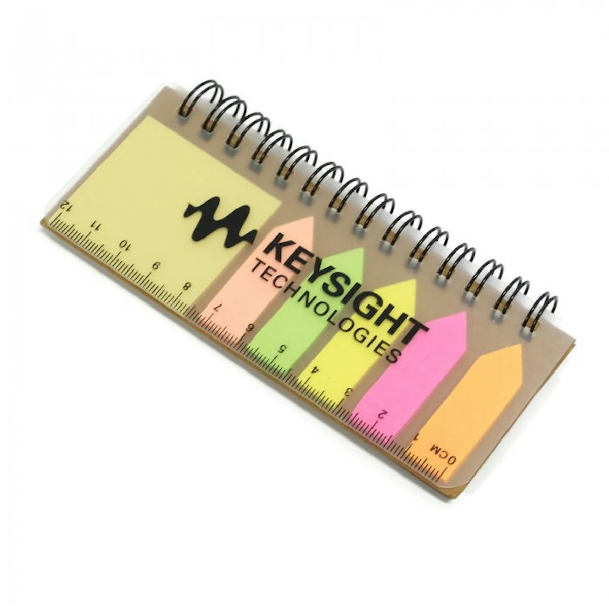 Wire-O Notepad with Post It & Ruler Set - in logo