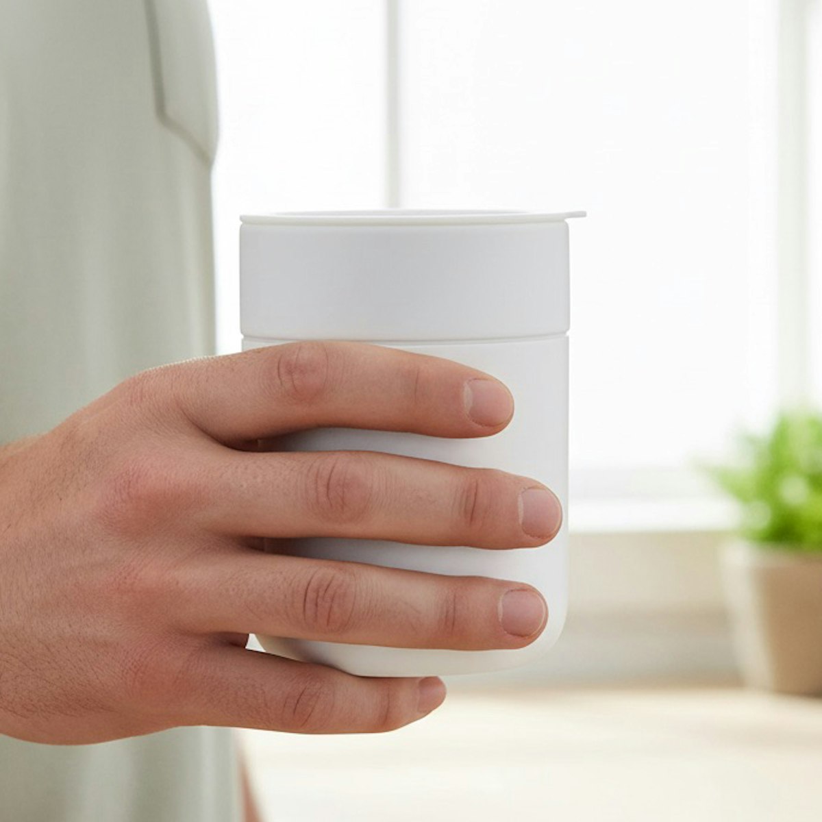 280ml Bare Ceramic Mug - in logo