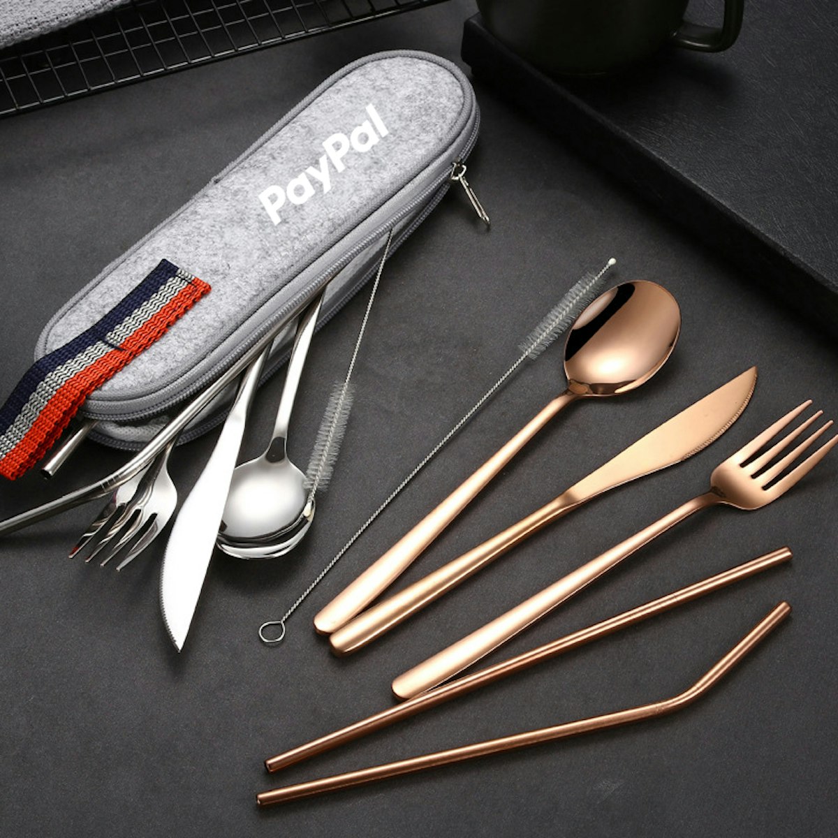 7 in 1 Swift Cutlery Set - custom logo