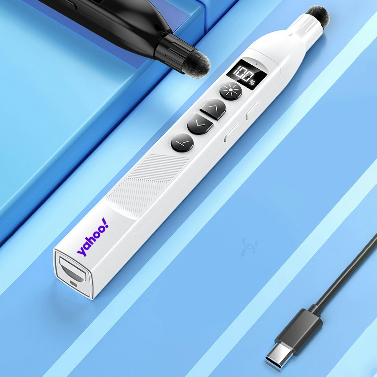 55cm Stride Rechargeable Presenter with Battery Display - custom logo