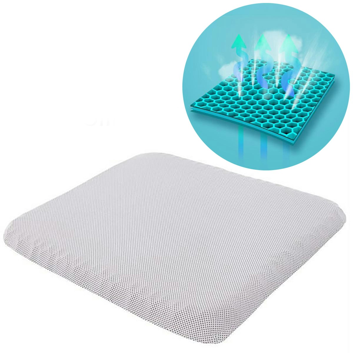 Pressure Absorption Cooling Chair Cushion - in logo