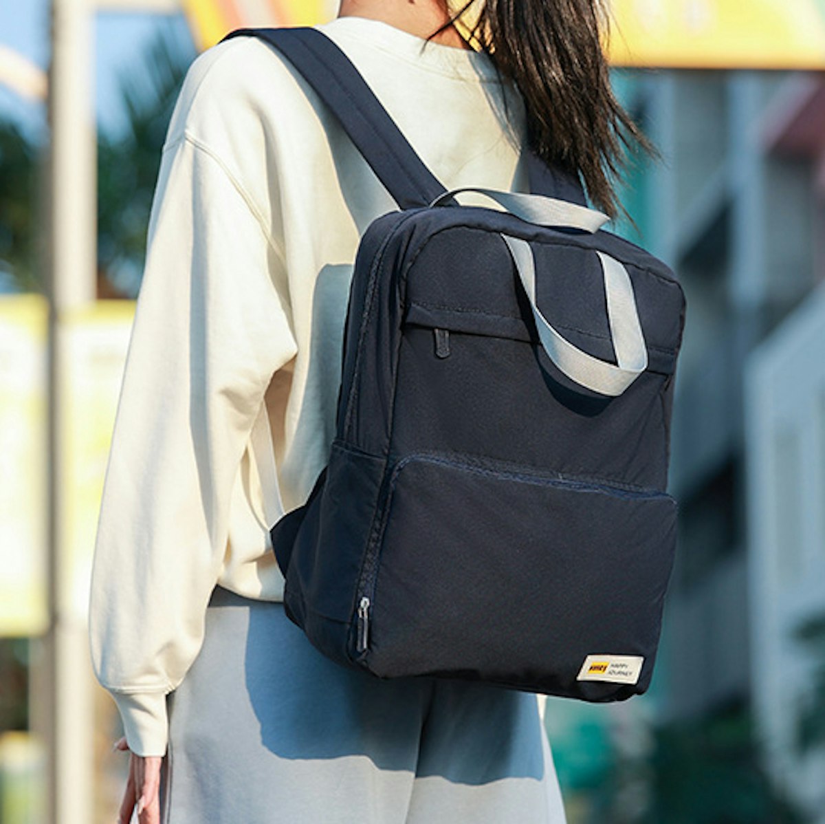Beni Packable Backpack - in logo