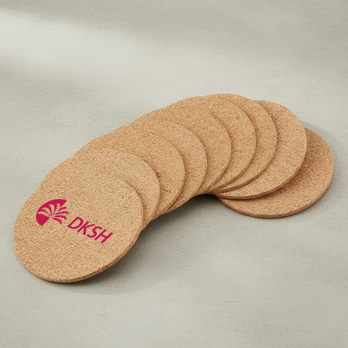 Cork Coasters - custom logo