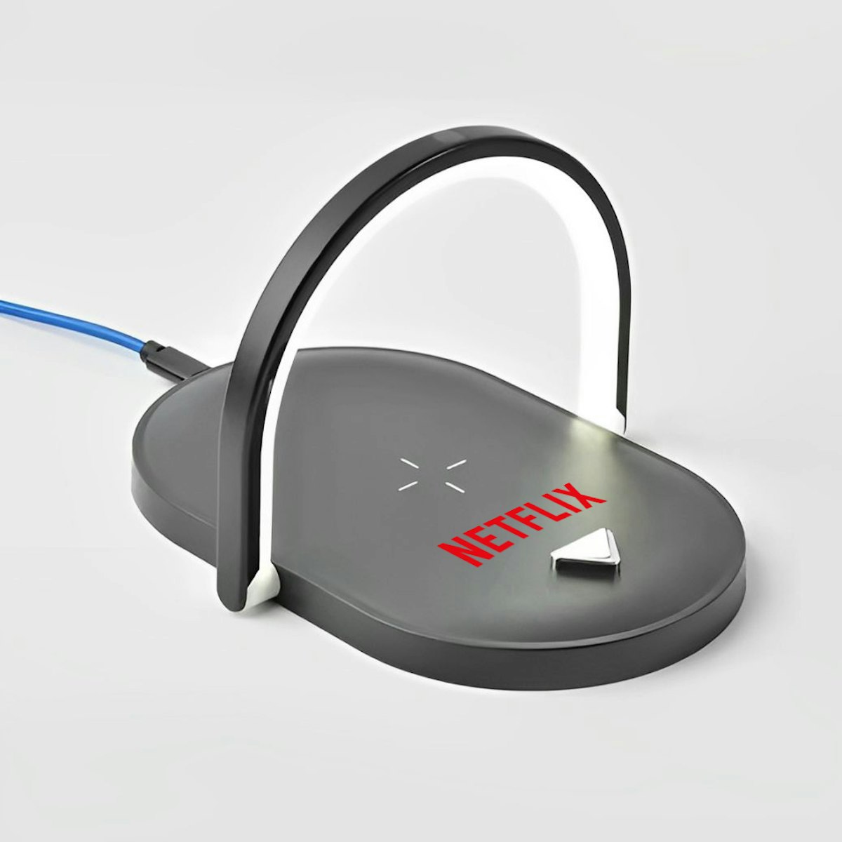 Slimwave Wireless Charger with Nightlight - in logo