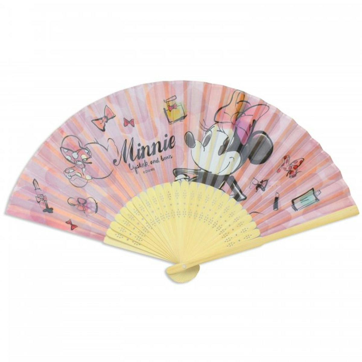 Fabric Folding Fan (Wooden Handle) - custom logo