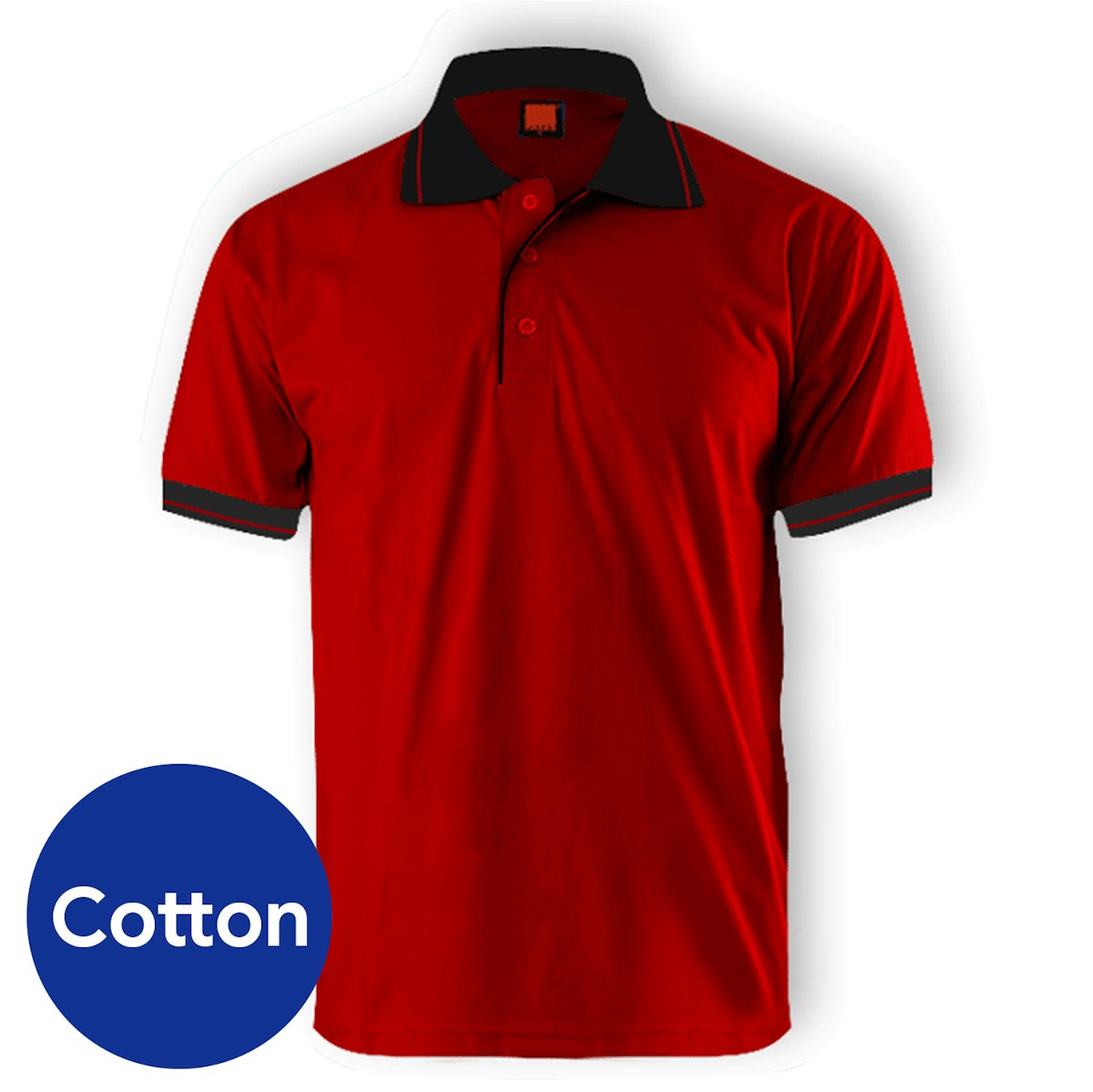 Basic Multi-Tone Polo T-Shirt - custom logo