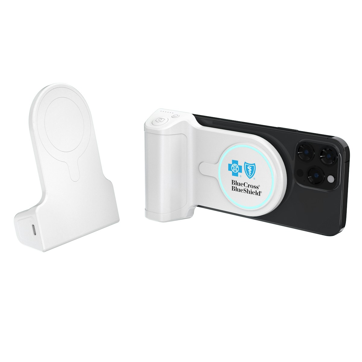 4,500mAh 2-in-1 Power Bank & Selfie Grip - in logo