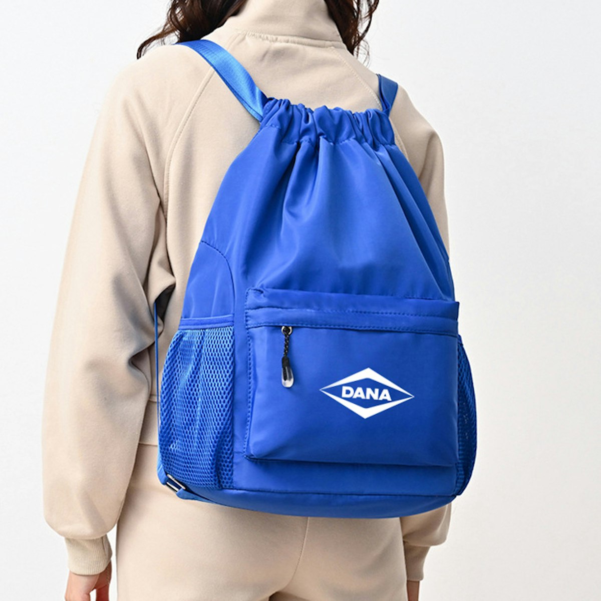 Vibrant Drawstring Backpack - custom logo