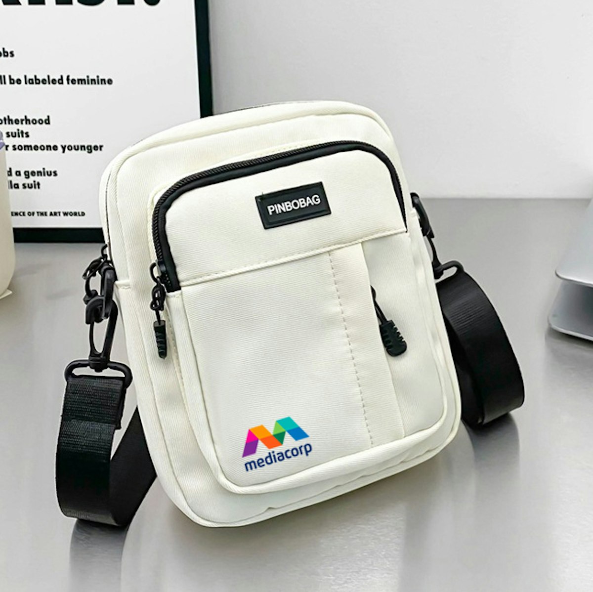 City Essential Crossbody Bag - in logo