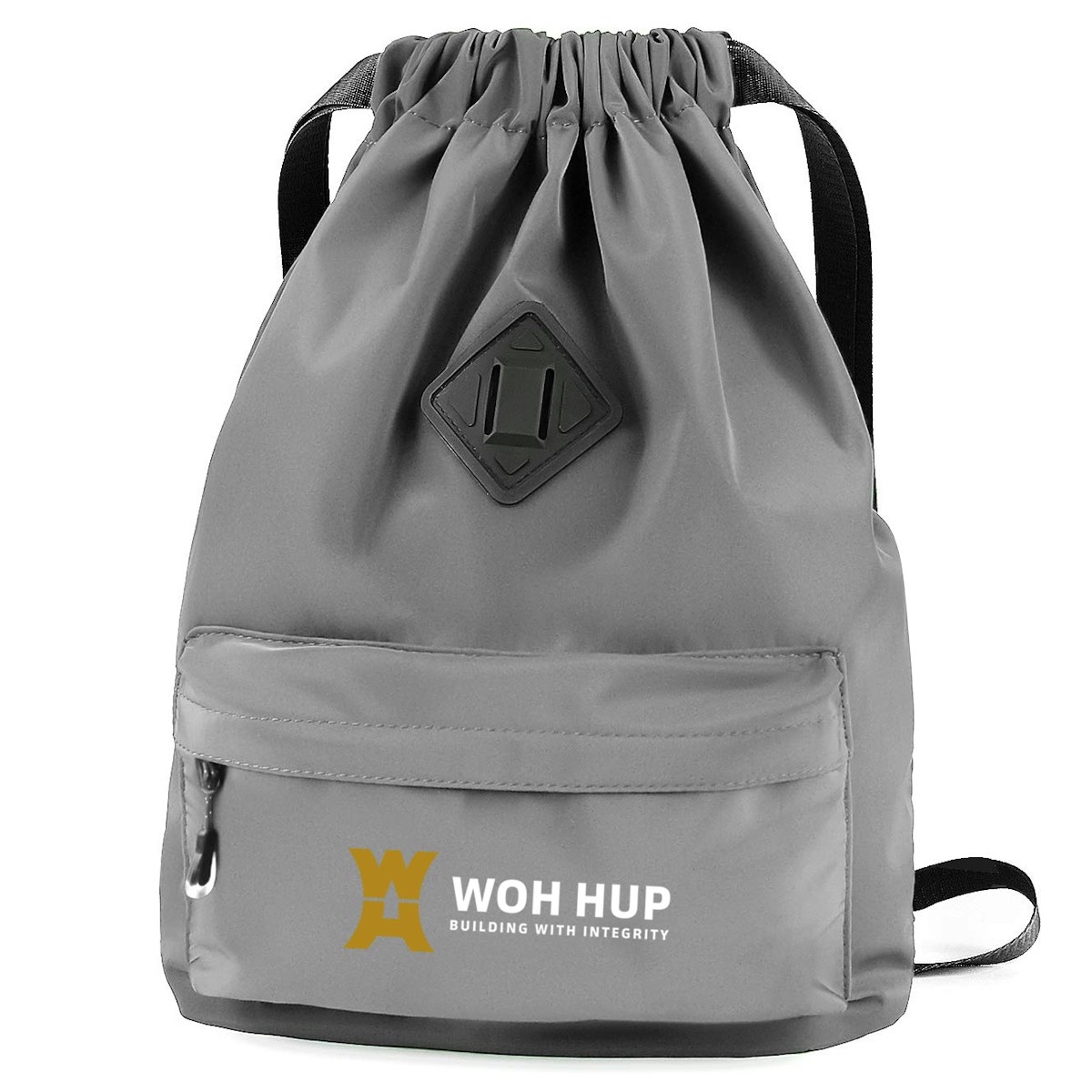 Endurance Multi-Compartment Drawstring Backpack - in logo
