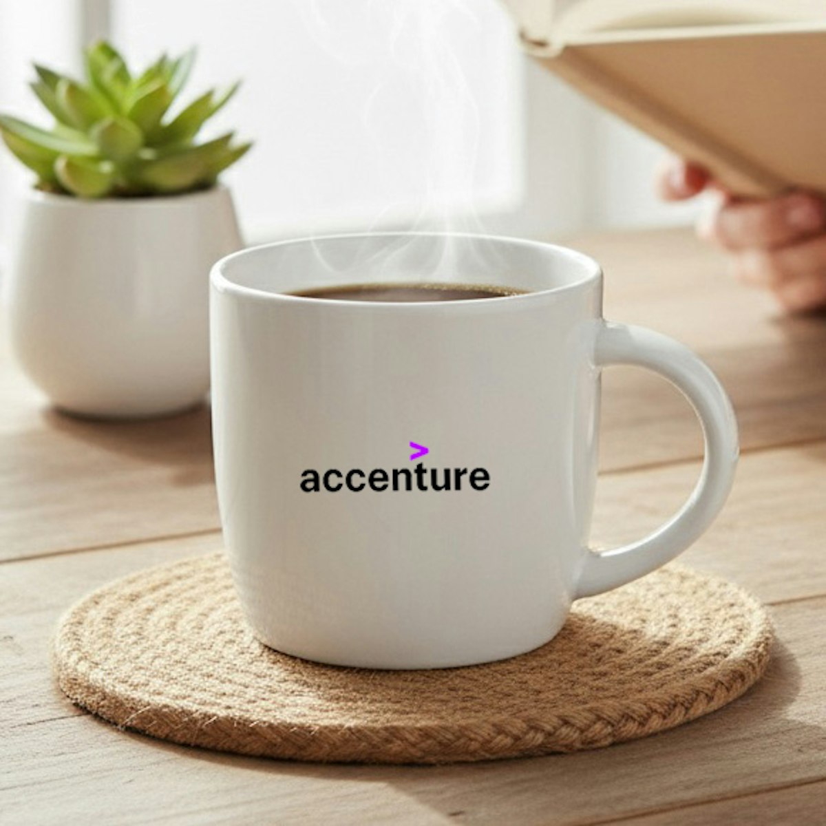 460ml Daily Brew Ceramic Mug - in logo